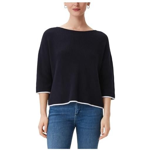 Comma ci 2145633 maglione, blu, 42 donna