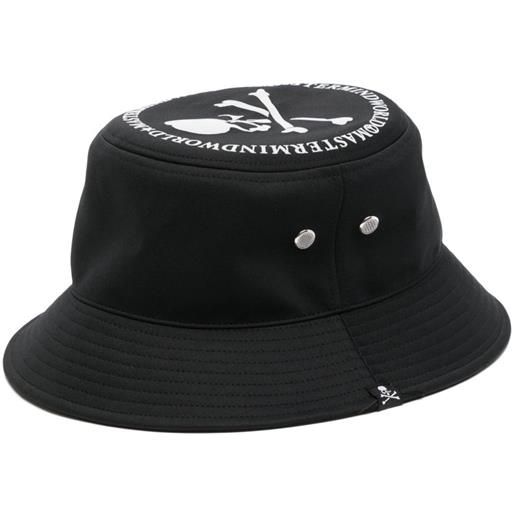 Mastermind World cappello bucket con stampa - nero