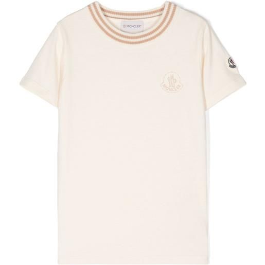 Moncler Enfant t-shirt con stampa - bianco