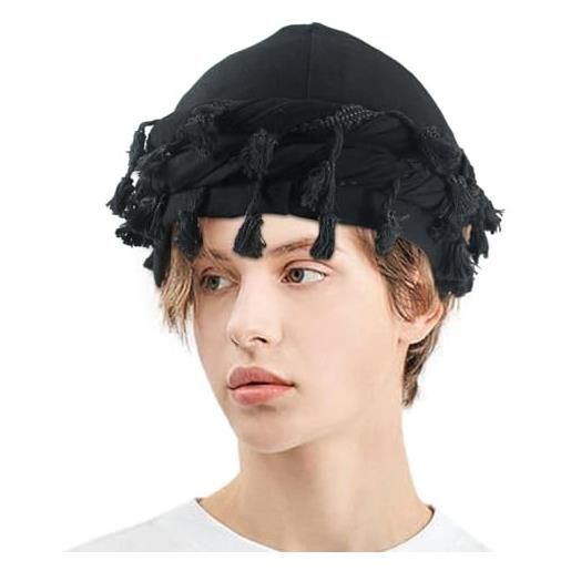 Opilroyn turbante foderato in raso - fascia per la testa da uomo, traspirante e traspirante | fasce per la testa twist vintage rinfrescanti e traspiranti, morbide fasce per la testa twist vintage con turbante, 