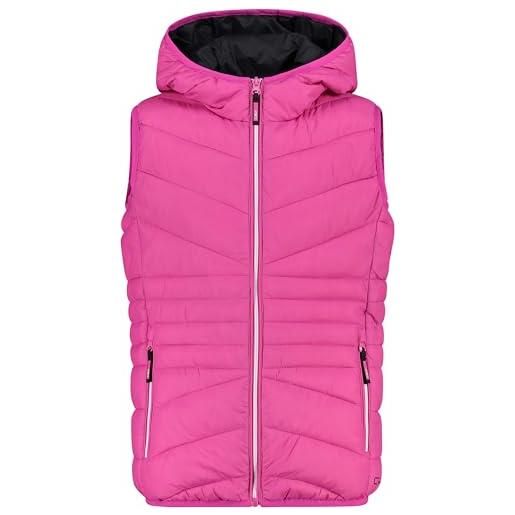 CMP - gilet da bambina in nylon con cappuccio fisso, festival, 104