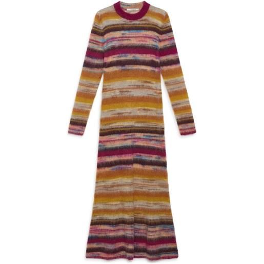 Abito mohair mix print - maliparmi