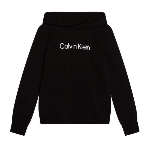 Calvin Klein felpa con cappuccio junior black