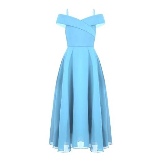 RUNQHUI vestito da bambina, da sposa, da damigella d'onore, abito da cerimonia, da sera, elegante, abito estivo, 7-16 anni, bordeaux, 9-10 anni