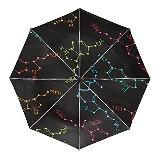 Vnurnrn formula stella chimica ombrello pieghevole protezione uv automatico ombrelli per viaggi spiaggia ragazzi ragazze donne