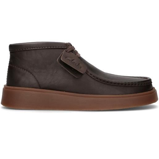 CLARKS CORE torview hi polacco uomo marrone in pelle