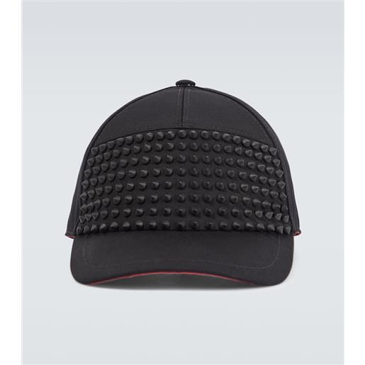 Christian Louboutin cappello da baseball enky spikes