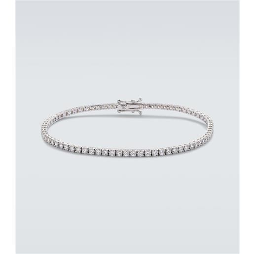 Shay Jewelry bracciale tennis in oro bianco 18kt con diamanti