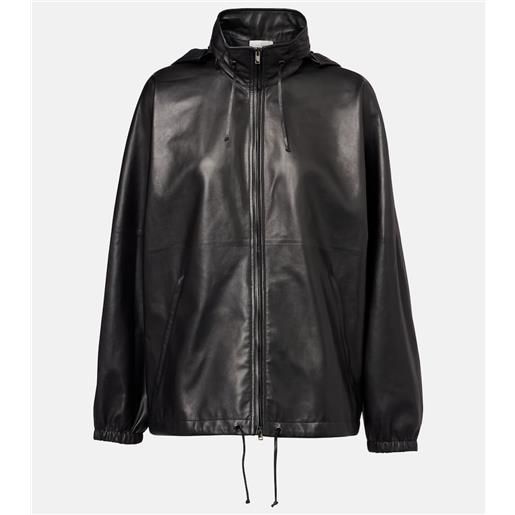 The Row bomber oversize jilly in pelle