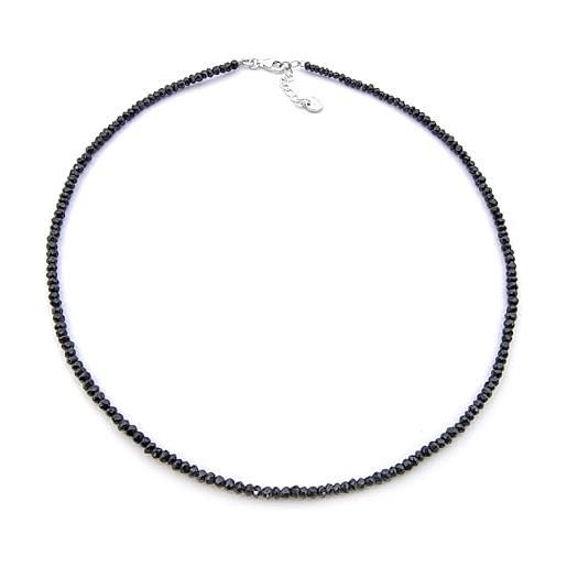 Collana con ciondolo a forma di pipistrello in oro 18 carati e perle
