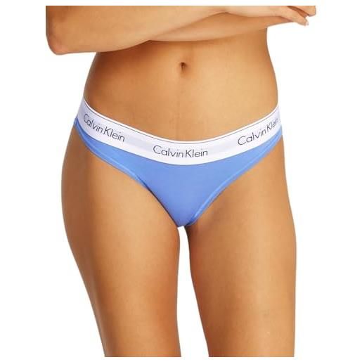 Calvin Klein bikini 0000f3787e, mutandine bikini, donna, blu (glacier), m