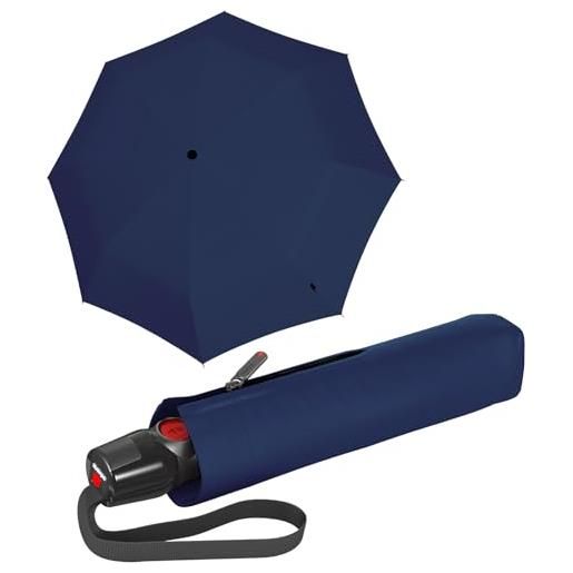 Knirps ombrello tascabile t. 200 duomatic - stabile e resistente alle tempeste - shanghai, d'blue, 98 cm