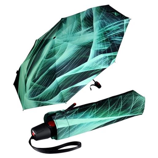 Knirps ombrello t. 200 medio duomatic, malachite spheres, 98 cm