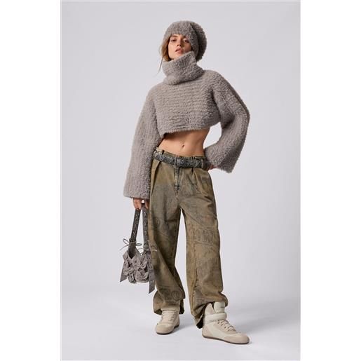 Desigual pack maglione crop e cappello