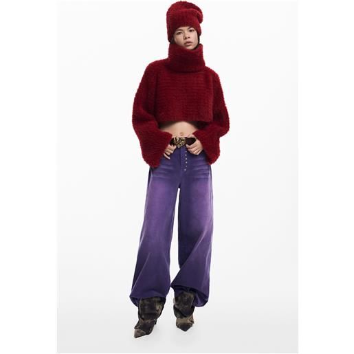 Desigual pack maglione crop e cappello