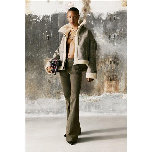 Desigual pantaloni a zampa lunghi