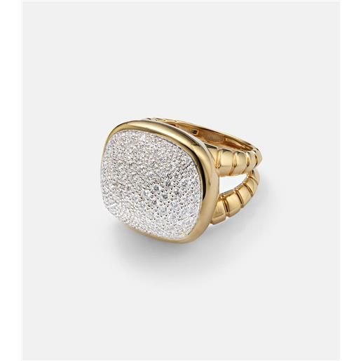 Marina B anello tigella in oro 18kt con diamanti