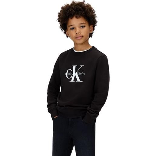 Calvin Klein felpa junior bambino black iu0iu00714