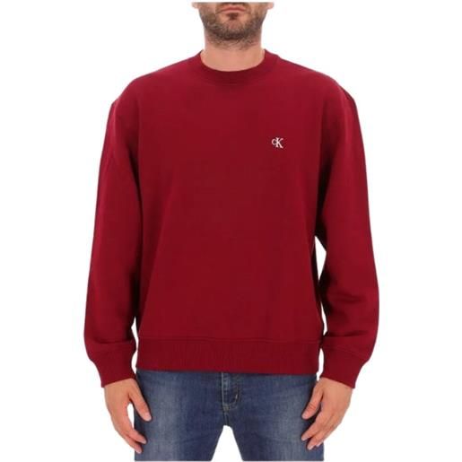 Calvin Klein felpa uomo renaissance red lv04rc277g