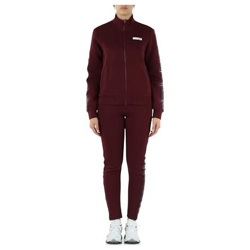 EA7 EA7. Emporio armani tuta donna dynamic athlete in tessuto tecnico natural ventus7 (it, testo, l, regular, regular, bordeaux)