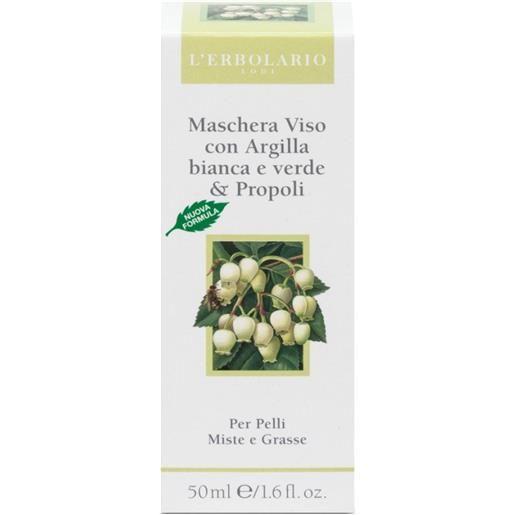 L'ERBOLARIO maschera viso argilla/propoli