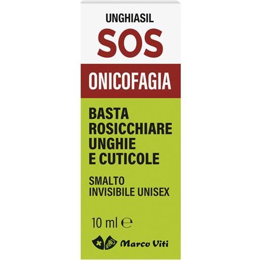 MARCO VITI unghiasil sos - onicofagia smalto invisibile unisex, 10ml