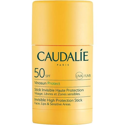 Caudalie vinosun protect - stick invisibile ad alta protezione spf50, 15g