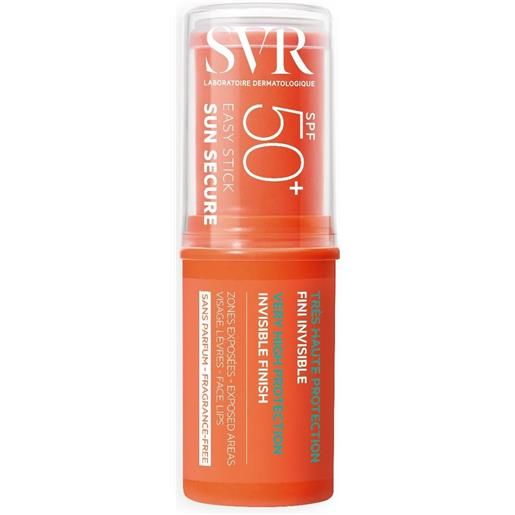 SVR sun secure - easy stick spf50+ protezione solare invisibile molto alta, 10g
