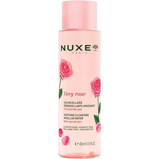 Nuxe very rose - acqua micellare lenitiva strucca deterge e lenisce, 400ml