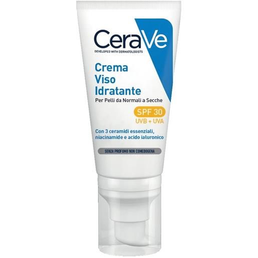 Cera. Ve crema viso idratante spf30 24 ore con acido ialuronico, 52ml