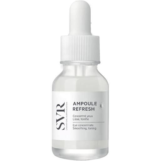 SVR refresh&relax - ampoule refresh trattamento contorno occhi levigante, 15ml