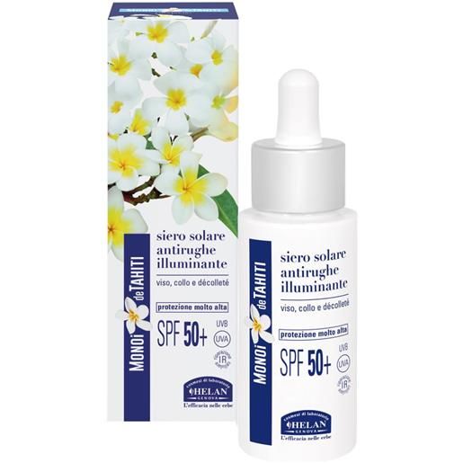 HELAN COSMESI Srl helan monoi de tahiti siero solare antirughe illuminante 30ml spf50+