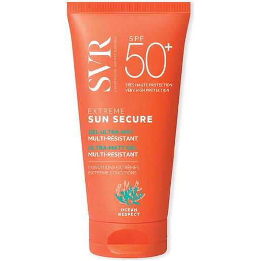 SVR sun secure - extreme spf50+ gel viso ultra mat multi-resistente, 50ml
