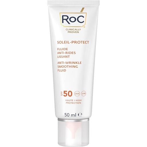 ROC flu sol viso spf 50+ a/rug