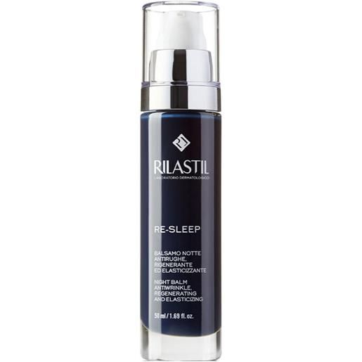 Rilastil re-sleep - balsamo notte antirughe rigenerante elasticizzante, 50ml