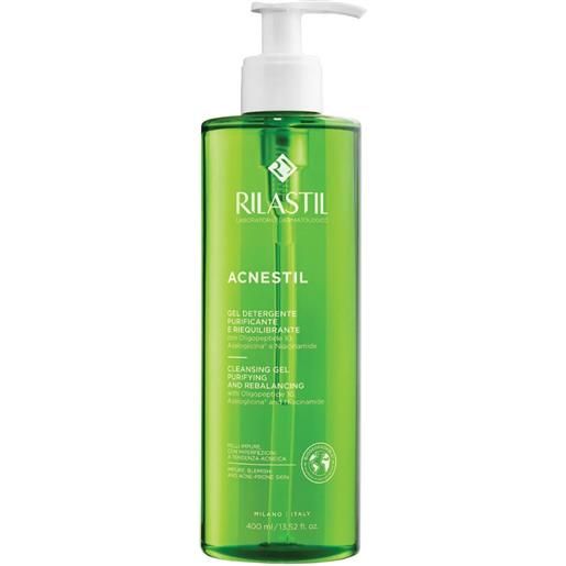 Rilastil acnestil - gel detergente purificante e riequilibrante, 400ml