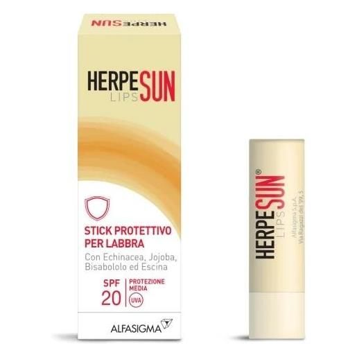 ALFASIGMA SpA herpesun defend stick protettivo labbra spf20, 5ml