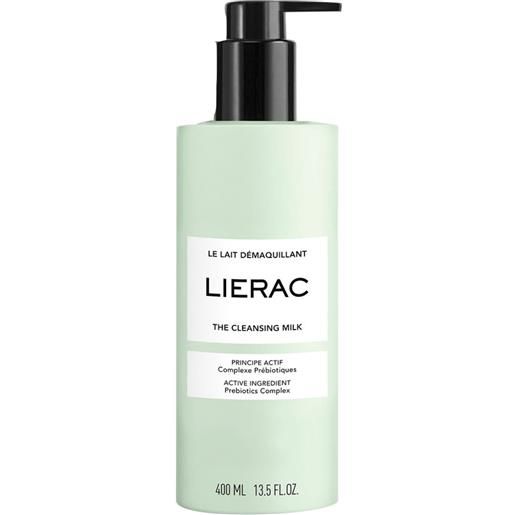Lierac cleanser - il latte struccante rimuove il trucco deterge e nutre, 400ml