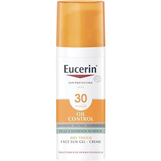 Eucerin sun protection - gel crema solare spf30 pelle tendenza acneica, 50ml