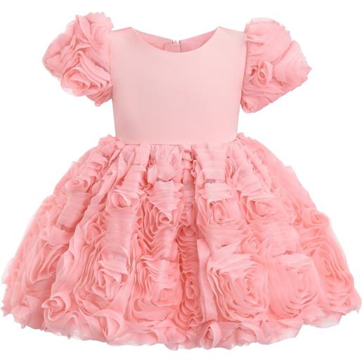 Tulleen abito con decorazione - rosa