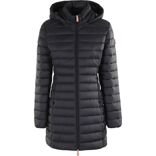 Save The Duck piumino carol con cappuccio - nero