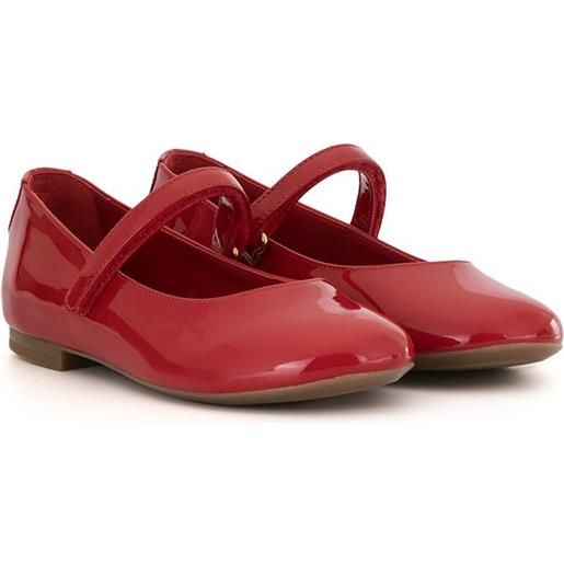 Dolce & Gabbana Kids ballerine con strappo - rosso