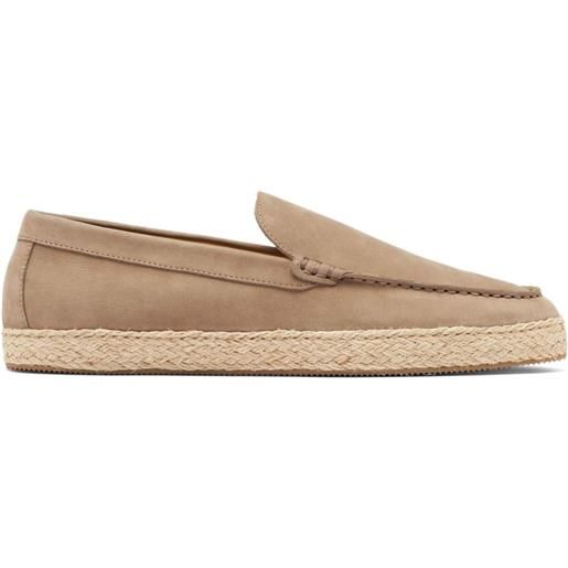 Scarosso espadrilles lino con punta smussata - toni neutri