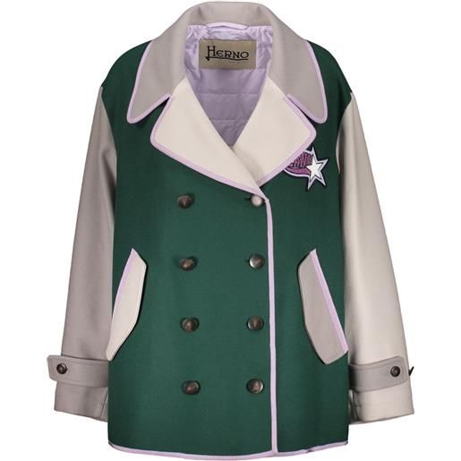 Herno giacca doppiopetto - verde
