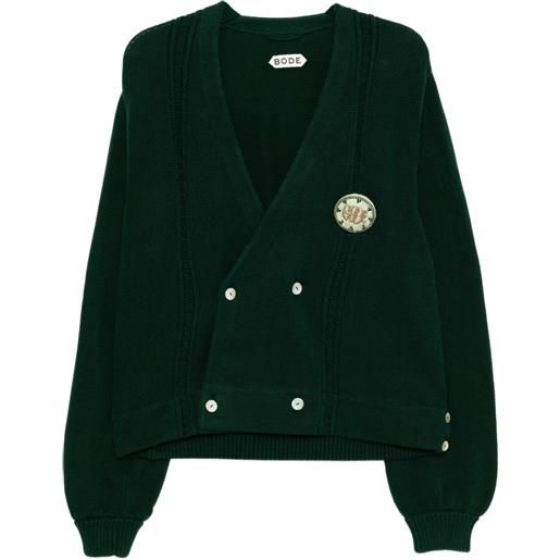 BODE cardigan doppiopetto - verde