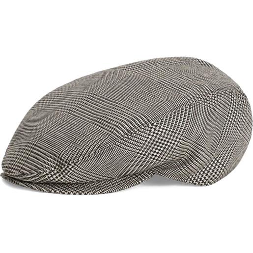 Dolce & Gabbana basco con logo ricamato - grigio