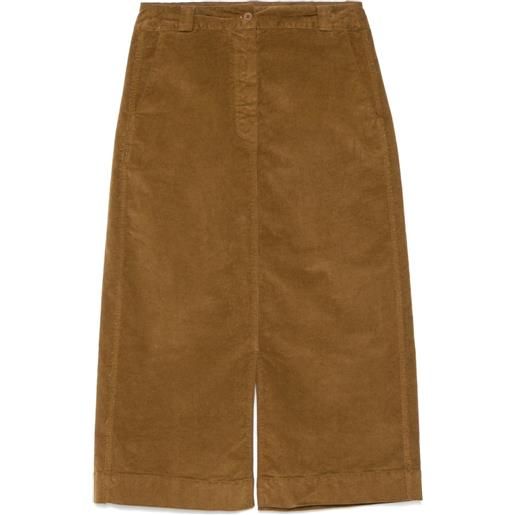 Kristensen Du Nord gonna midi a coste - marrone