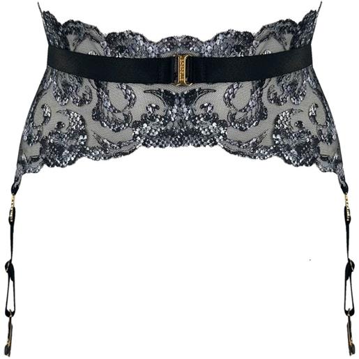 Bordelle reggicalze siren in pizzo - nero