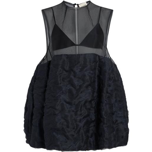 KHAITE abito corto blair - blu