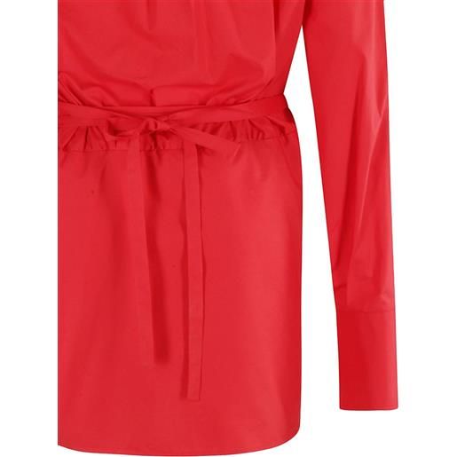 Federica Tosi chemisier mini con bottoni - rosso